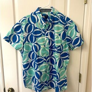 J.Crew Men’s Short Sleeve Button Down (L)